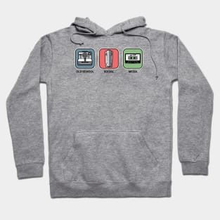 Old School Social Media Hoodie